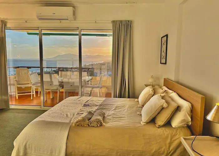 Panoramic Ocean Sunset View